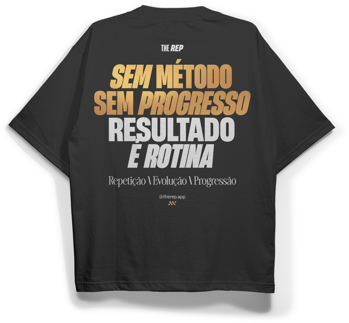 Camiseta Oversized "R.E.P" Unissex Preta