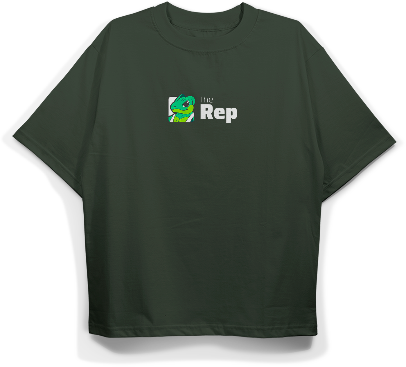 Camiseta Oversized "Mascote" Unissex Verde